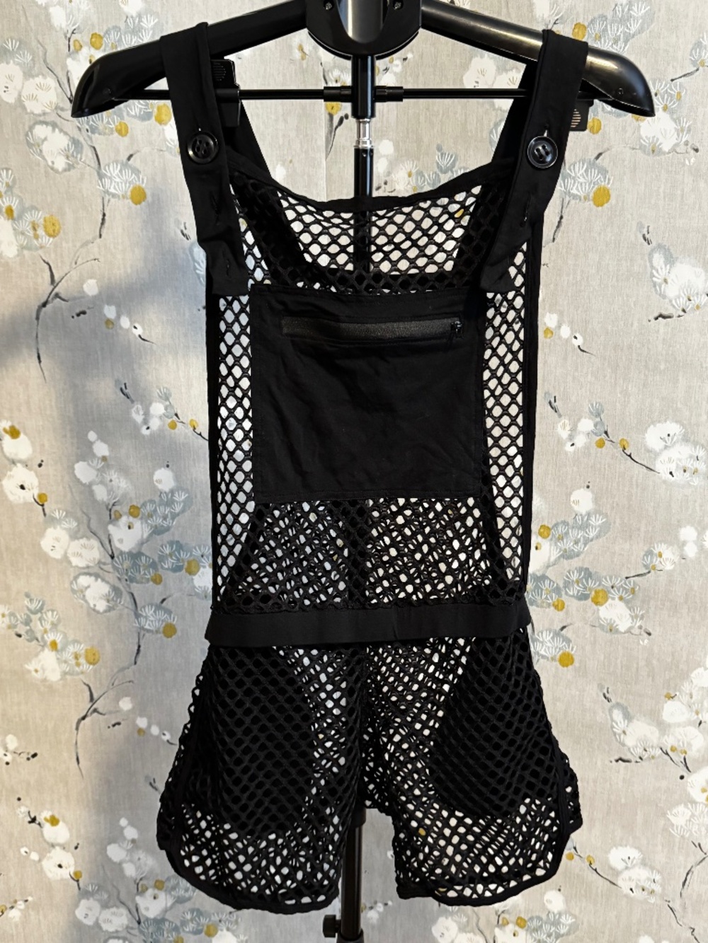 Unisex Fishnet Shortalls Size M
